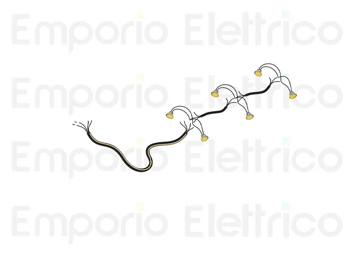 fadini ricambio cavo elettrico con 6 faretti a led per bayt 980 97377
