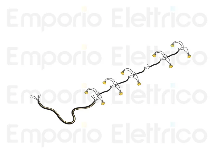 fadini ricambio cavo elettrico con 10 faretti a led per bayt 980 97379