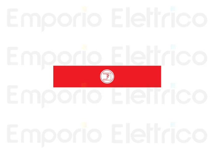 fadini ricambio adesivo retro-riflettente rosso per aste 8 pz per bayt 980 97384