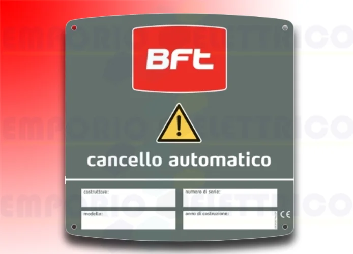 bft cartello di segnalazione cms d831081 2609053