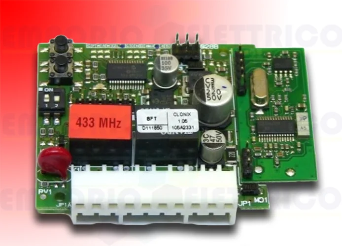 bft ricevente bicanale ad innesto 433 mhz clonix 2 d111662 2600152