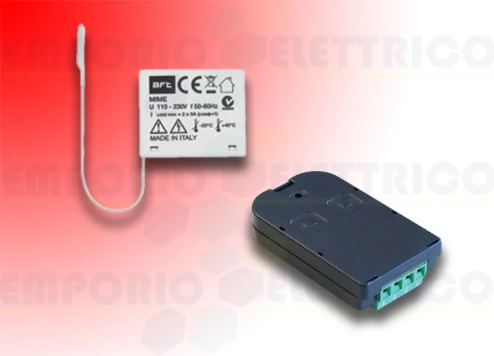 bft ricevente bicanale da interno 433 mhz mime ac tx kit r400007 2611781