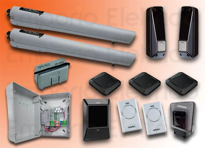 faac kit automazione 24v dc handy kit perfect 105915fr