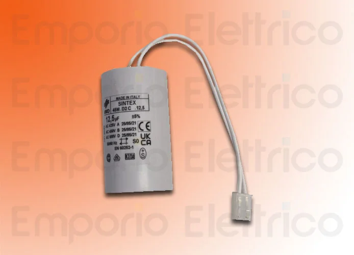 faac ricambio condensatore 12,5 µf mka 450v 760025