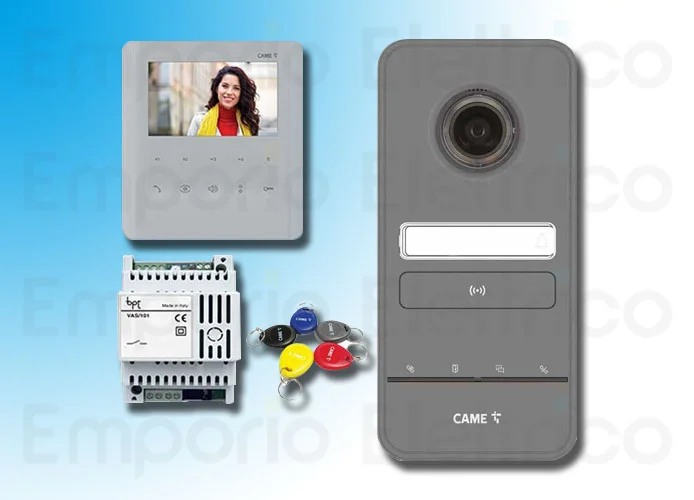 came bpt kit videocitofonico monofam. x1 kit video plx wifi + lhs 8k40cf-033