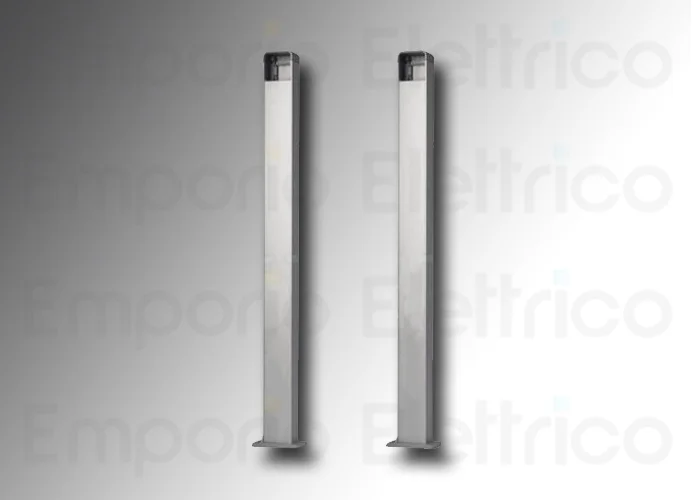 nice 2 pz colonna in alluminio per 1 selettore h=1100mm era post ppk