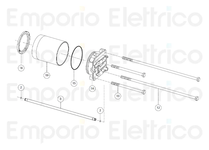 fadini ricambio tirante m8x293 4pz per aproli 380 lb 38012