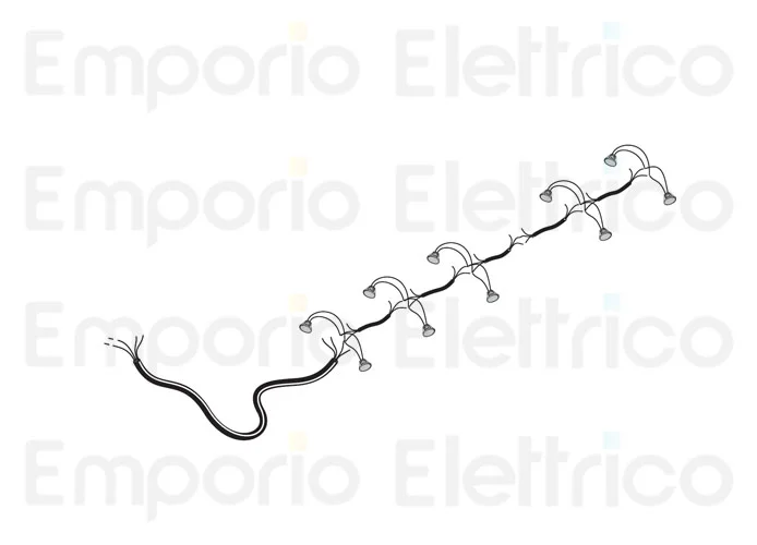 fadini ricambio cavo elettrico con 10 faretti a led per bayt 980 97379