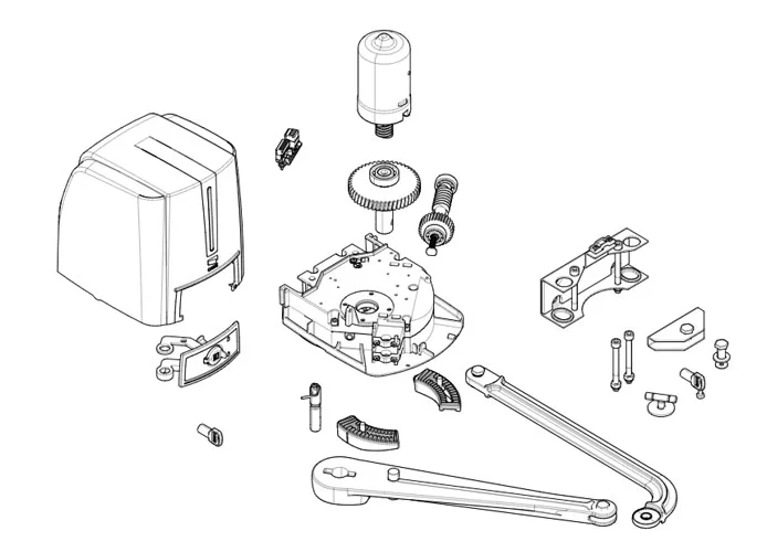 came pagina ricambi per motore fst23dls 801mb-0100