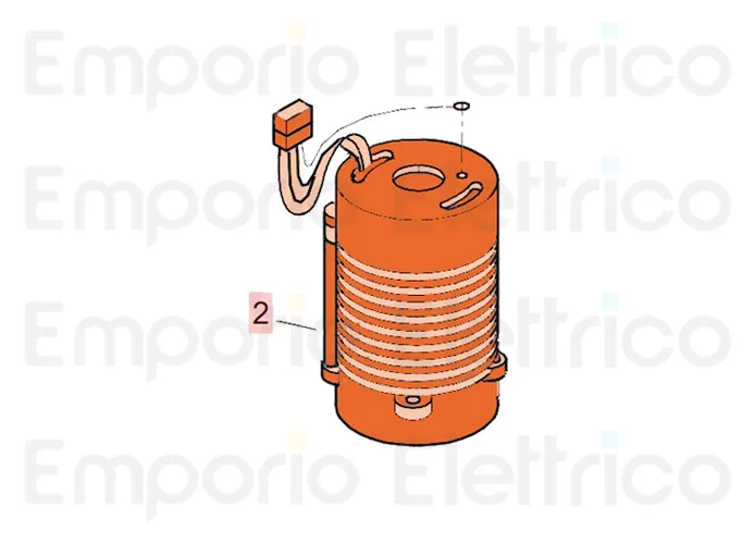 faac ricambio motore 220v 6 p.monof.c/t.120° 7704075