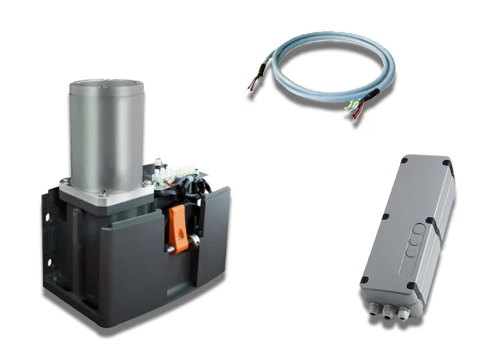 cardin kit integrabile per cancelli scorrevoli fino a 2000kg 24v kt-sli24draco2
