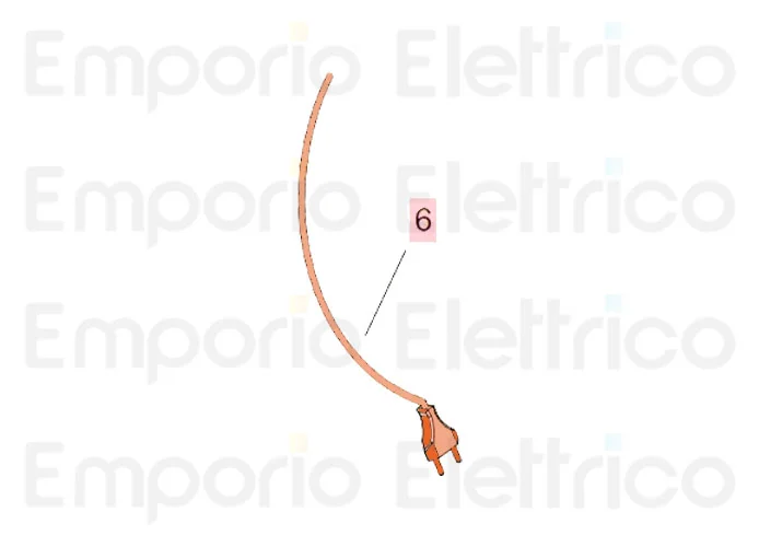 faac ricambio cavo c/spina e70 l=1000 7514365
