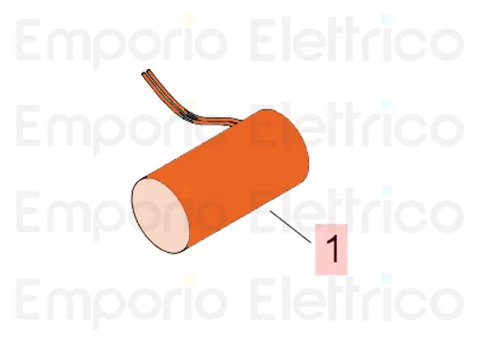 faac ricambio cnd pp 20mf 400vac cavi 200mm s/codolo 7601395
