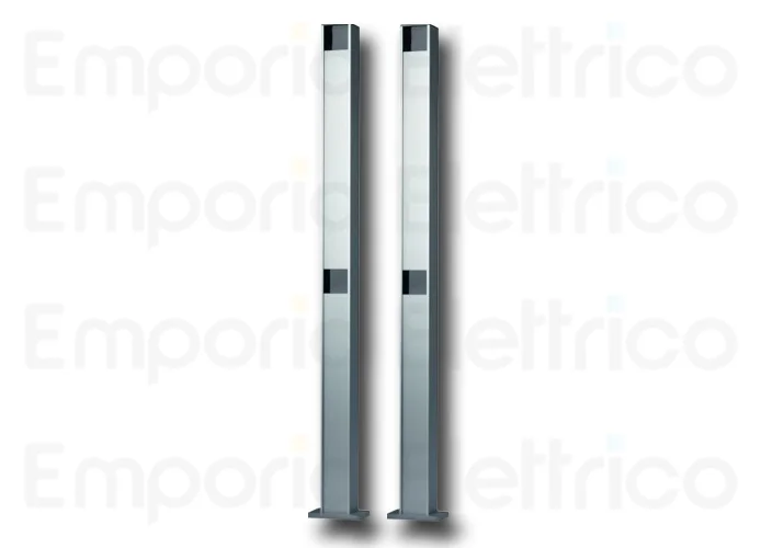 nice 2 pz colonna alluminio h=1000mm per 2 fotocellule medium/large era post pph2
