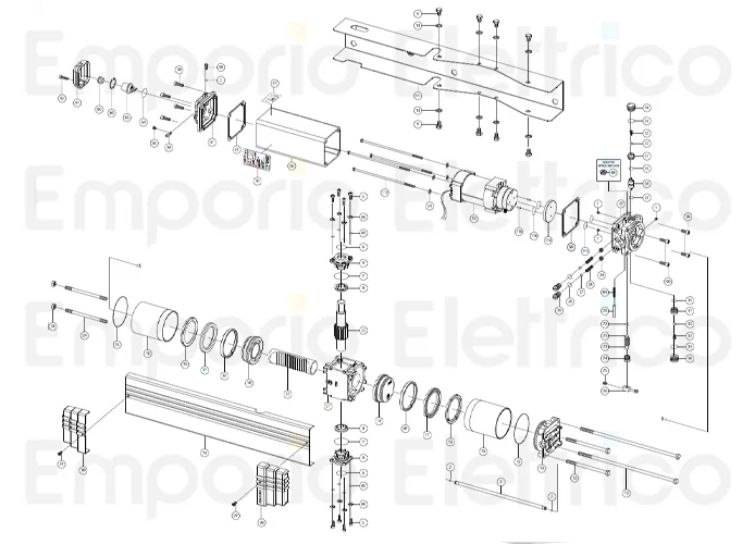 fadini ricambio tirante m8x126 4pz per aproli 380 lb 38024