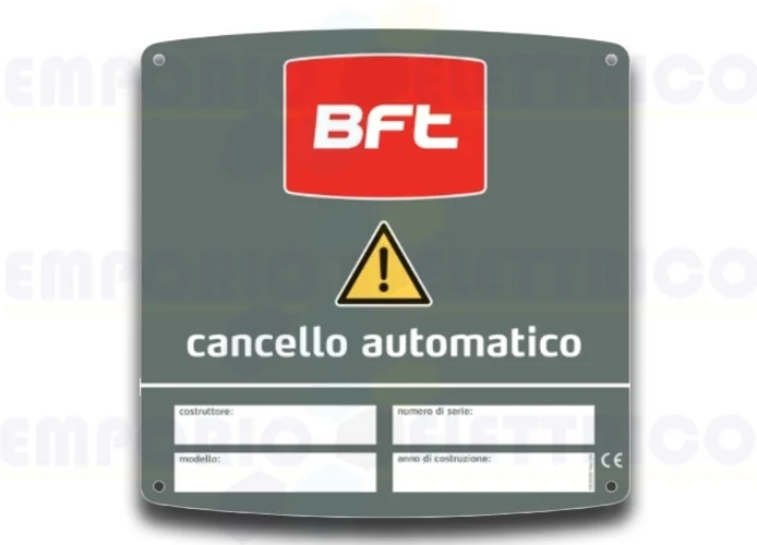 bft cartello di segnalazione cms d831081 2609053