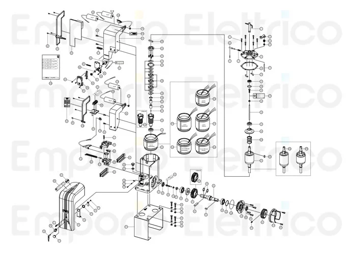 fadini ricambio basamento di ancoraggio mod. 37 per nyota 115 - nyota 115 evo 11541
