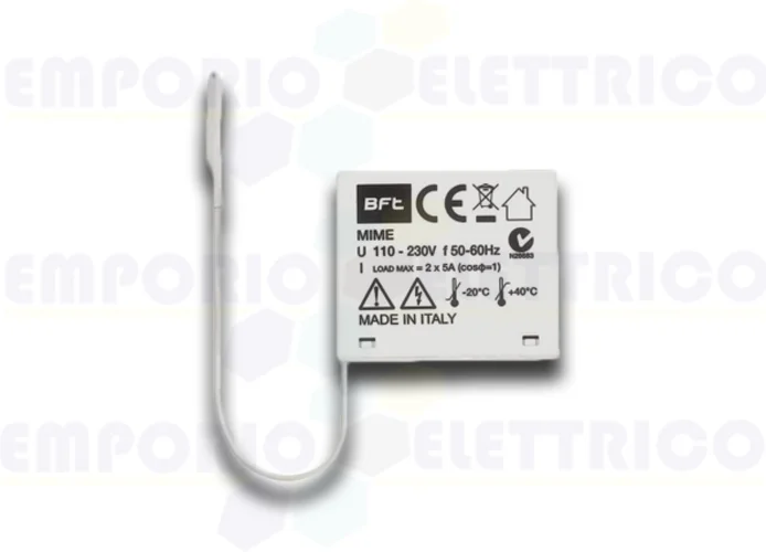 bft ricevente bicanale da interno 433 mhz mime ac d113824 2600588