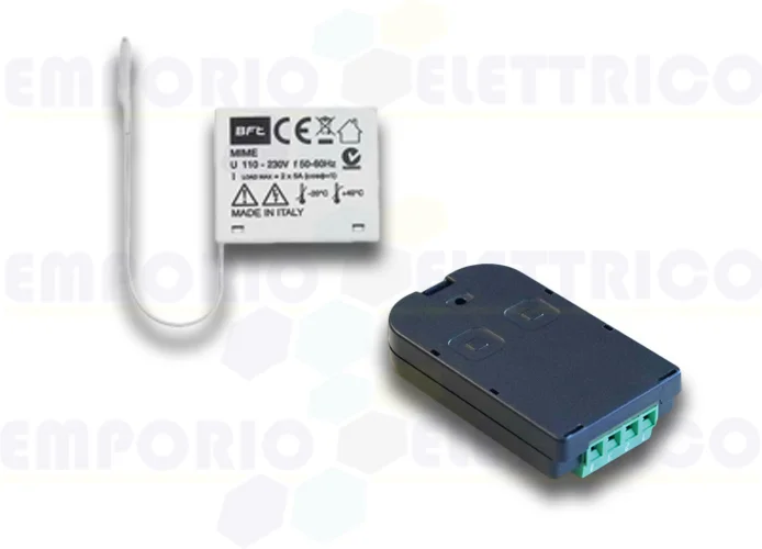 bft ricevente bicanale da interno 433 mhz mime ac tx kit r400007 2611781