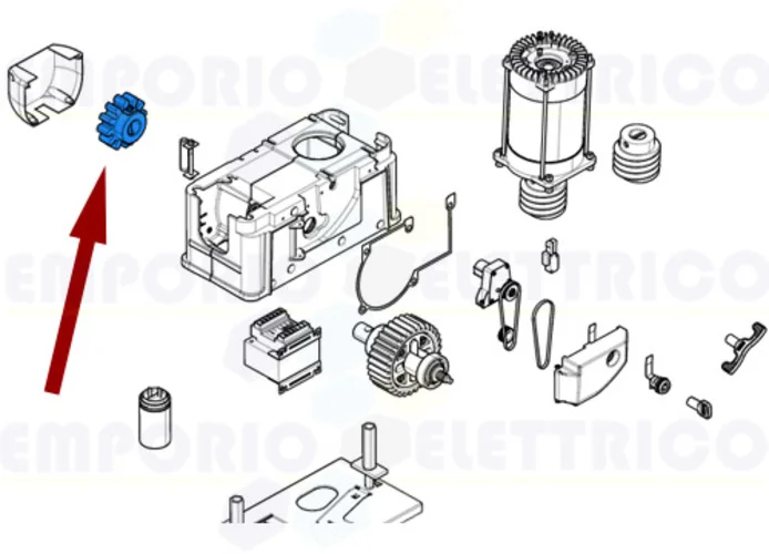 came ricambio pignone modulo 6 bk 119ribk010