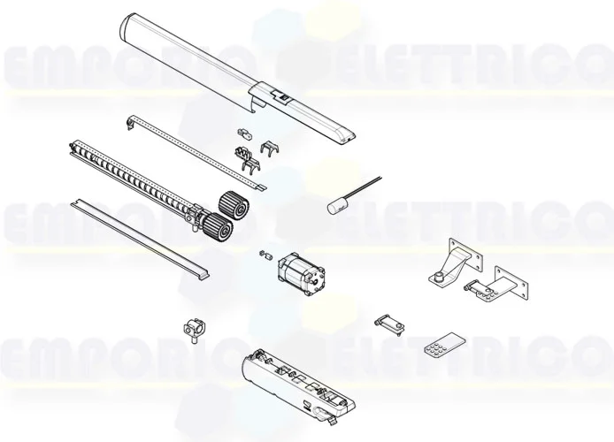 came pagina ricambi per motore 001a5100 a5100