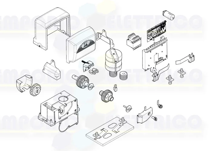 came pagina ricambi per motore bx-64 