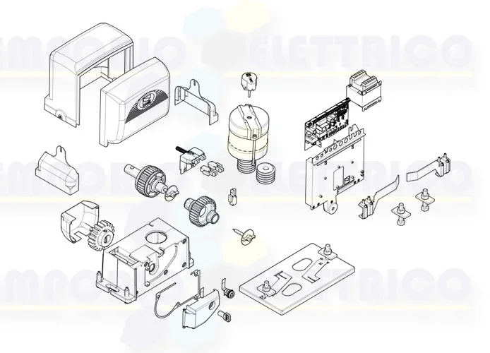came pagina ricambi per motore bx-246 