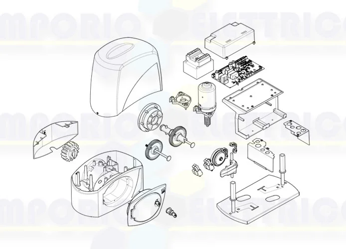 came pagina ricambi per motore bx-243