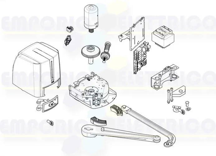came pagina ricambi per motore fst23dlc 801mb-0090