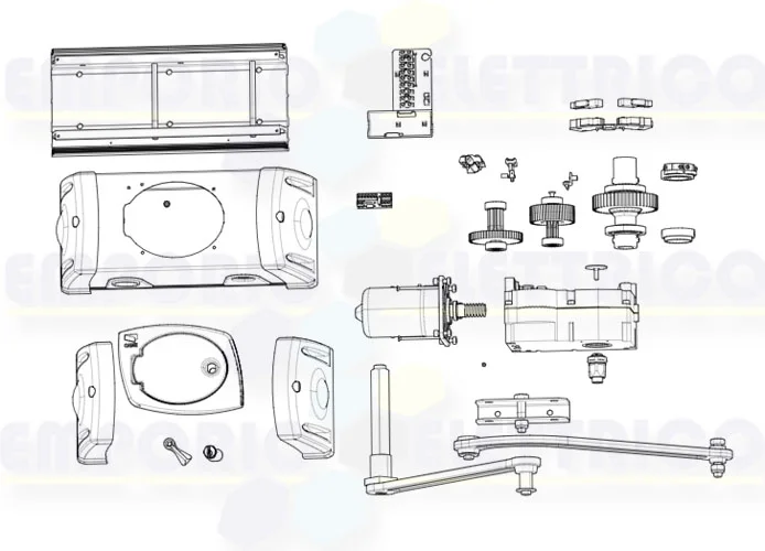 came pagina ricambi per motore 001fe4024 fe4024