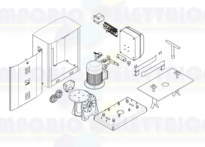 came pagina ricambi per motore by-3500t