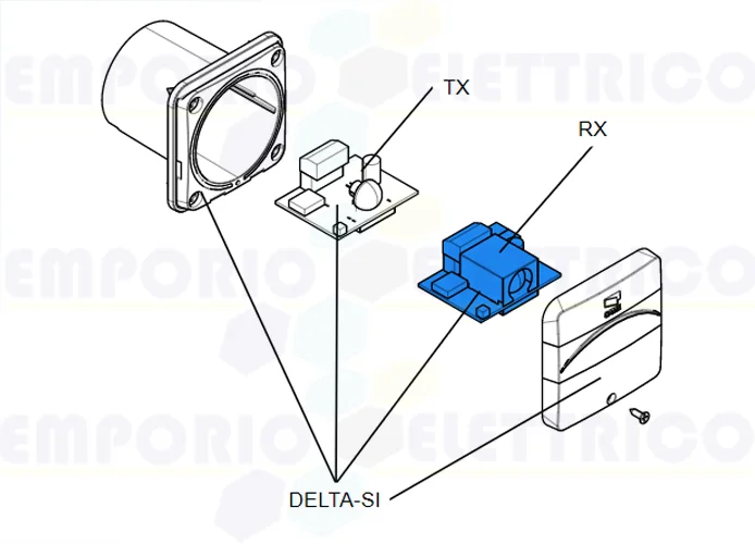 came ricambio scheda elettronica rx delta-si 119rir390