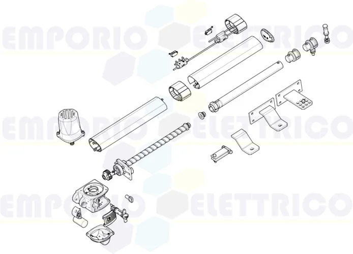 came pagina ricambi per motore kr310s1