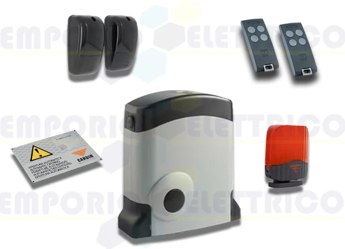 cardin kit per cancelli scorrevoli con peso anta 500kg 24v kt-sl524cbx