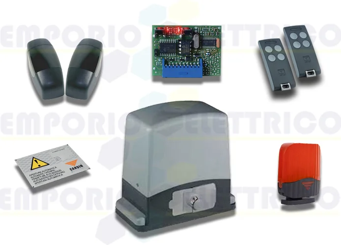 cardin kit per cancelli scorrevoli con peso anta 600kg 230v kt-slevo600