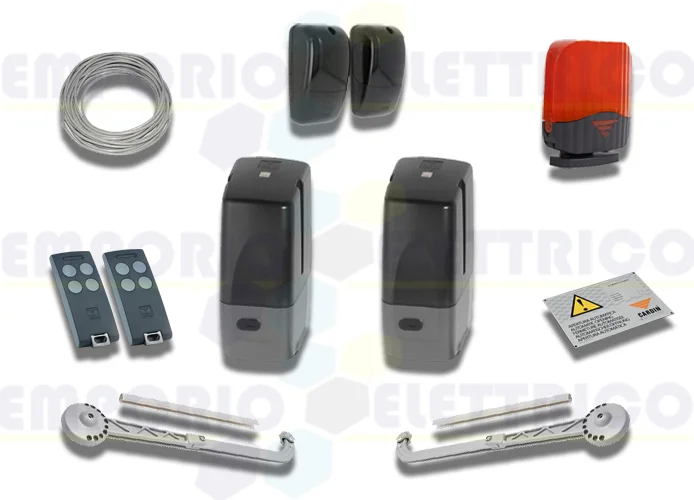 cardin kit per cancelli a battente con anta fino a 3,5m (400kg) 24v kt-bl3924mcd