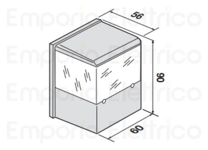 cardin coppia di fotocellule da esterno portata 15m ip55 cdr841e00